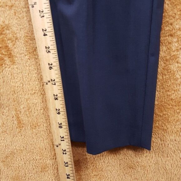 HUGO BOSS Pants Mens Size 36 Navy Tapered Tech Wool Performance GENIUS $248 - Picture 10 of 11